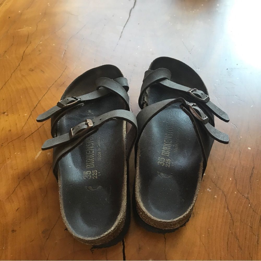 Birkenstock Mayari Birkibuc Sandals Toe Loop BirkoFlor (Regular 35 /US 5.5) - Picture 5 of 10